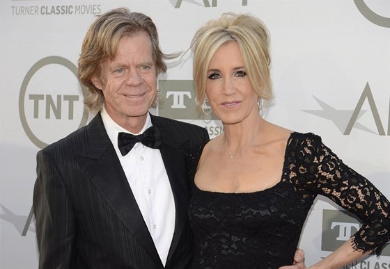 William H. Macy a Felicity Huffmanová (Los Angeles, 5. ervna 2014)