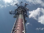 Telekomunikan v na rozhledn Hrub Jesenk na Nymbursku