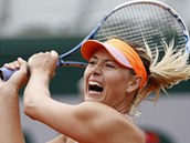VKIK. Maria arapovov v osmifinle Roland Garros. 