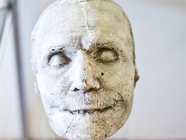 Posmrtná maska Jana Evangelisty Purkyn (1787-1869).
