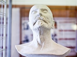 Posmrtná maska Tomáe Garrigue Masaryka (1850-1937).