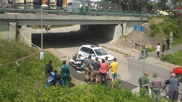 Na msto vyjeli stedoet zchrani i zdravotnci z Jihoeskho kraje (1. ervna)