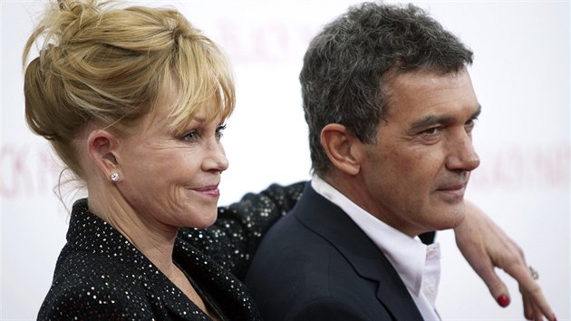 Melanie Griffithov a Antonio Banderas (New York, 18. listopadu 2013)