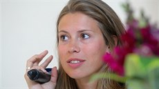 Olympijská vítězka Eva Samková na besedě se studenty českobudějovického Českého... Olympijská vítězka Eva Samková na besedě se studenty českobudějovického Českého...