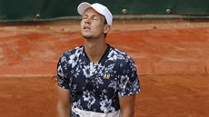 NEDAÍ SE. eskému tenistovi Tomái Berdychovi tvrtfinále Roland Garros...