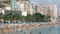 Plá Postiguet v Alicante (Costa Blanca)