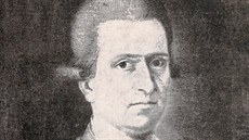 Malíř Dominik Oesterreicher na svém vlastním autoportrétu. Malíř Dominik Oesterreicher na svém vlastním autoportrétu.