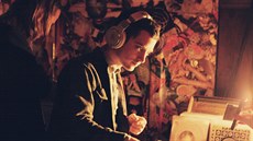 Herec Elijah Wood v DJském převtělení Herec Elijah Wood v DJském převtělení