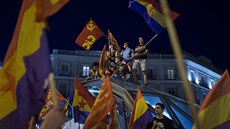 Na madridském centrálním námstí Puerta del Sol v pondlí 2. ervna...