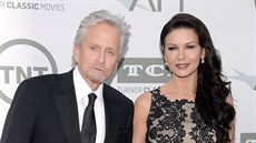 Michael Douglas a Catherine Zeta-Jonesová (Los Angeles, 5. ervna 2014)