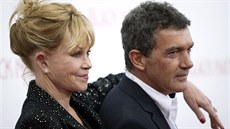 Melanie Griffithová a Antonio Banderas (New York, 18. listopadu 2013)