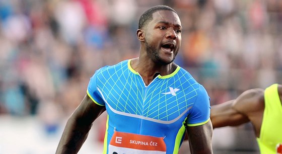 Americký sprinter Justin Gatlin ovládl na mítinku Zlatá tretra stovku v