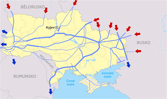 Tranzit plynu pes Ukrajinu