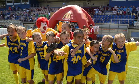 Mladí fotbalisté ze Z Marjánka, vítzové McDonald´s Cupu.