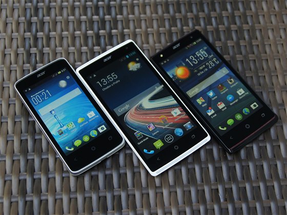 Acer Liquid E3, Liquid Z4 a Liquid Z5