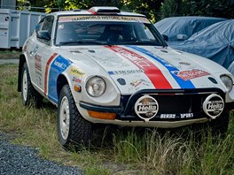 Legendární Datsun 240Z v rallyové úprav