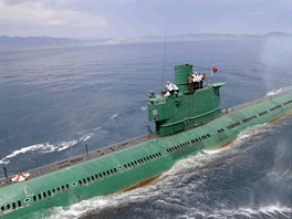 Severokorejský vdce Kim ong-un zavítal na inspekci ponorek námonictva KLDR