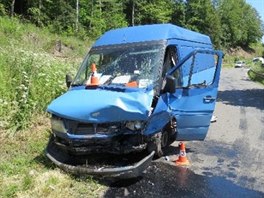 Vn dopravn nehoda mezi obcemi Petkovice a Chvale na Trutnovsku. (9. 6....