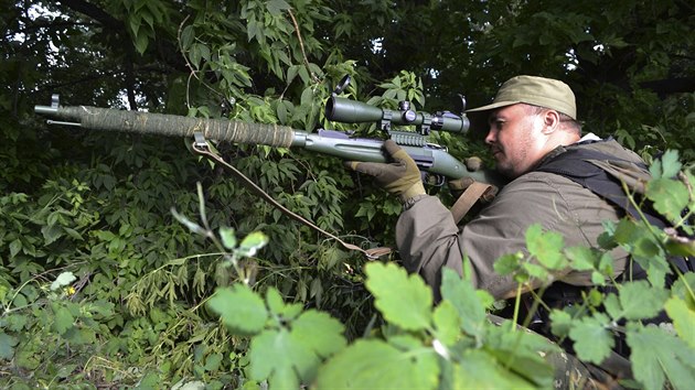 Odstelova v adch proruskch separatist na vchod Ukrajiny (10. ervna 2014)