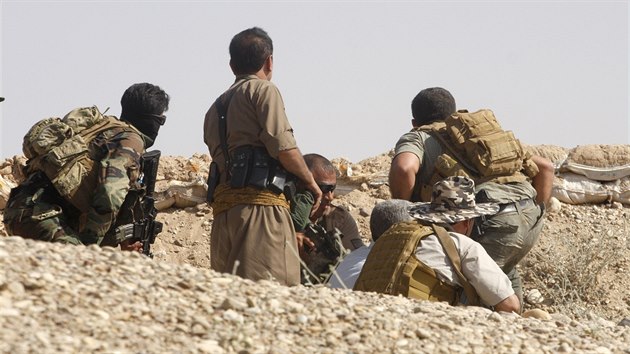 Kurdt bojovnci v provinci Dijla (18. ervna 2014)