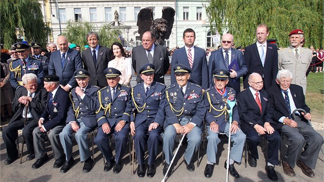 Odhalen pamtnku eskch letc na Klrov (17. ervna 2014)