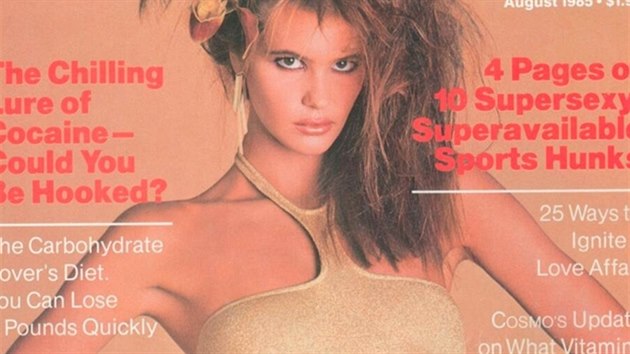 Elle Macphersonov na oblce asopisu Cosmopolitan v roce 1985