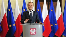 Polský premiér Donald Tusk prohlásil, že demise vlády rozhodně nepřichází v... Polský premiér Donald Tusk prohlásil, že demise vlády rozhodně nepřichází v...