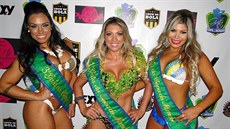 Finalistky brazilské soute o nejvíc sexy zadeek. Uprosted je vítzka,...