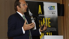Shawn DuBravac, hlavní ekonom CEA, poádající agentury veletrhu CES.