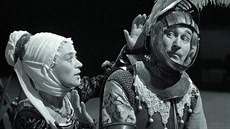 Skořepová a Nesvadba na scéně Národního divadla v Hadriánovi z Římsů Skořepová a Nesvadba na scéně Národního divadla v Hadriánovi z Římsů