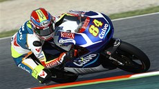 Jakub Kornfeil krouží na trati Velké ceny Katalánska. Jakub Kornfeil krouží na trati Velké ceny Katalánska.