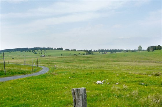 Z kiovatky nad Pebuz je krlovsk vhled do krajiny.