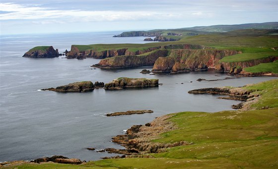 Západní pobeí hlavního ostrova Shetland - Mainlandu
