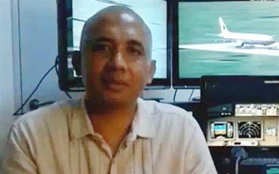 Zaharie Ahmad Shah, kapitán poheovaného malajsijského letadla MH370. Letoun s...