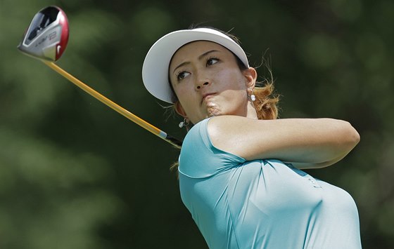 Americká golfistka Michelle Wieová pi US Open. 