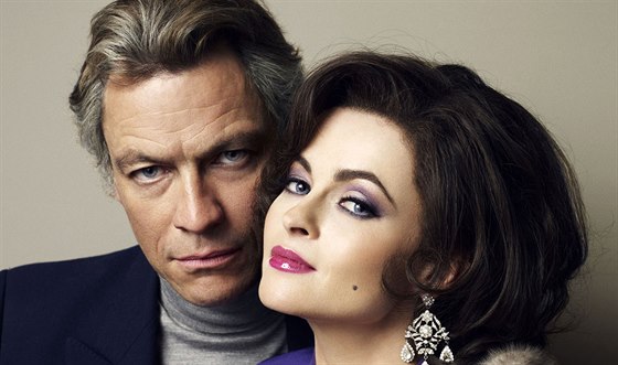 Helena Bonham Carterová a Dominic West v rolích Elizabeth Taylorové a Richarda...