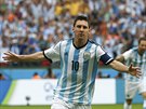 3. MESSI 0:1. Ve tet minut otevel zpasov skre Lionel Messi.