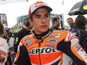 SUVERN. Marc Mrquez s hondou byl ped Velkou cenou Nizozemska ve td MotoGP...