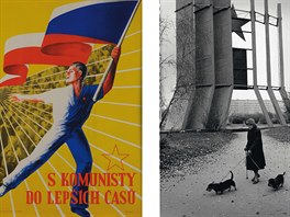 Komunistické plakáty staví do kontrastu toho, jak realitu zachytili fotografové...