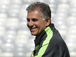 Carlos Queiroz vede trnink rnskch fotbalist.