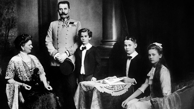 Dobov snmek rodiny Franze Ferdinanda.