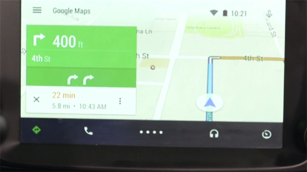 Navigace Google v aut
