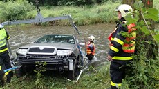 Auto vyproovali hasii z Krnova a Bruntálu. (26.6.2014)