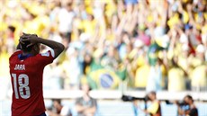 Braziltí fotbalisté demonstrovali jednotnost i pi nástupu na hit.