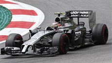 Kevin Magnussen ze stáje McLaren během tréninku na VC Rakouska Kevin Magnussen ze stáje McLaren během tréninku na VC Rakouska