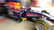 Sebastian Vettel ze stáje Red Bull bhem kvalifikace na VC Rakosuka.