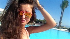 eská Miss 2012 Tereza Chlebovská na dovolené na ostrov Kos