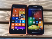 Nokia Lumia 630 a Motorola Moto E