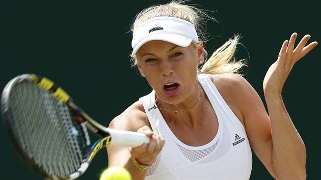 Dnsk tenistka Caroline Wozniack prohrla se Zhlavovou-Strcovou v osmifinle Wimbledonu.