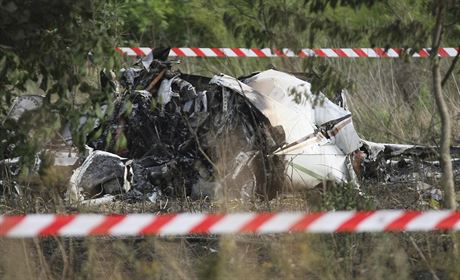 V sobotu 5. ervence u polské enstochové spadlo dvoumotorové lehké letadlo...